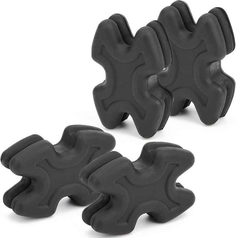 Omoojee Store 4 PCS Bow Limb Dampeners for Compound Bow and Crossbow, Archery Split Limb Stabilizer, Bow Silencer for Reducing Noise and Vibration - Image 1